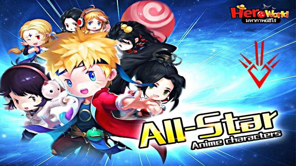 Hero World : un jeu de bataille de cartes d'action avec des personnages d'anime