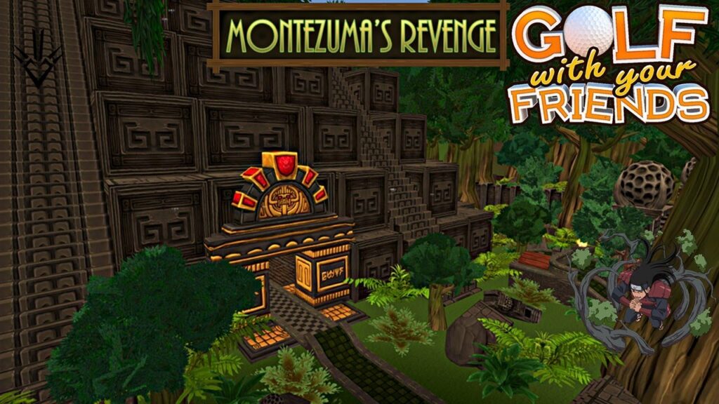 Golf With Your Friends : Découvrez les maps moddées de Montezuma's Revenge