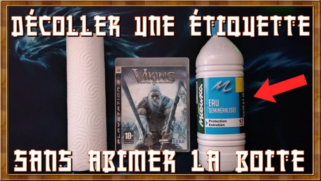 ASTUCE - Décoller une étiquette sur un jeu sans abîmer la boite
