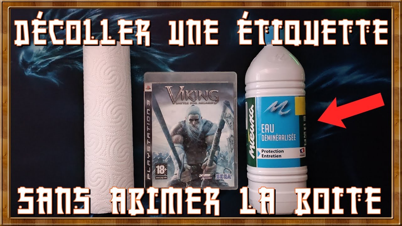 ASTUCE – Décoller une étiquette sur un jeu sans abîmer la boite