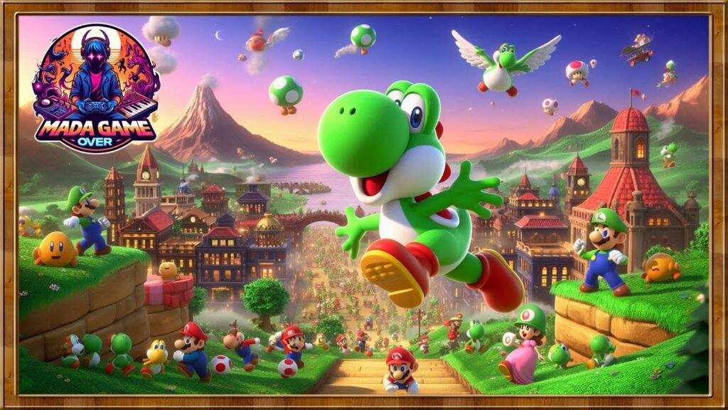 Yoshi, petit dinosaure vert 🎵 Mada Game Over Grooves