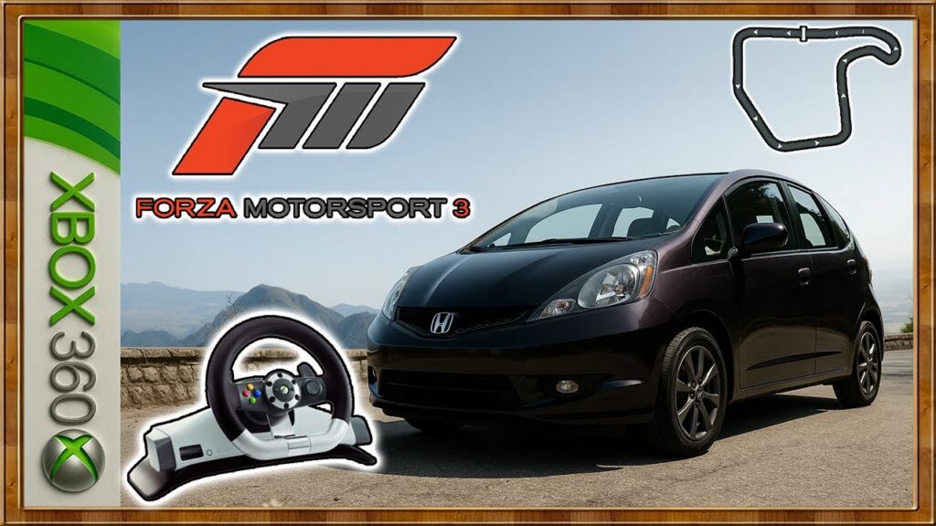 Forza Motorsport 3 : Honda Fit Sport 2009 au circuit ibérique