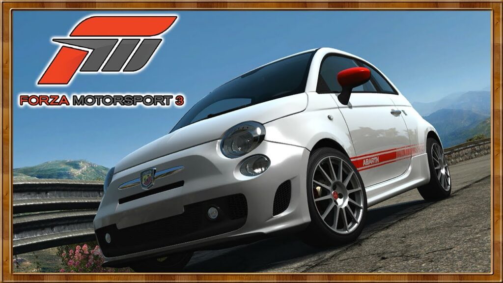 Forza Motorsport 3 : Fiat 500 Abarth SS sur le circuit ibérique