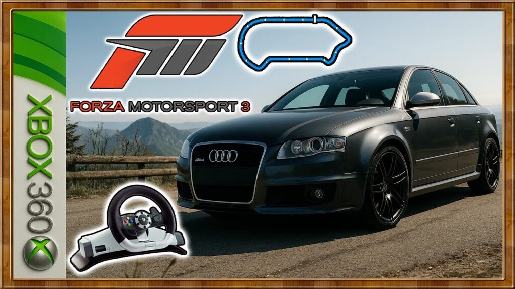 Forza Motorsport 3 : Audi RS4 sur Sunset Peninsula Raceway