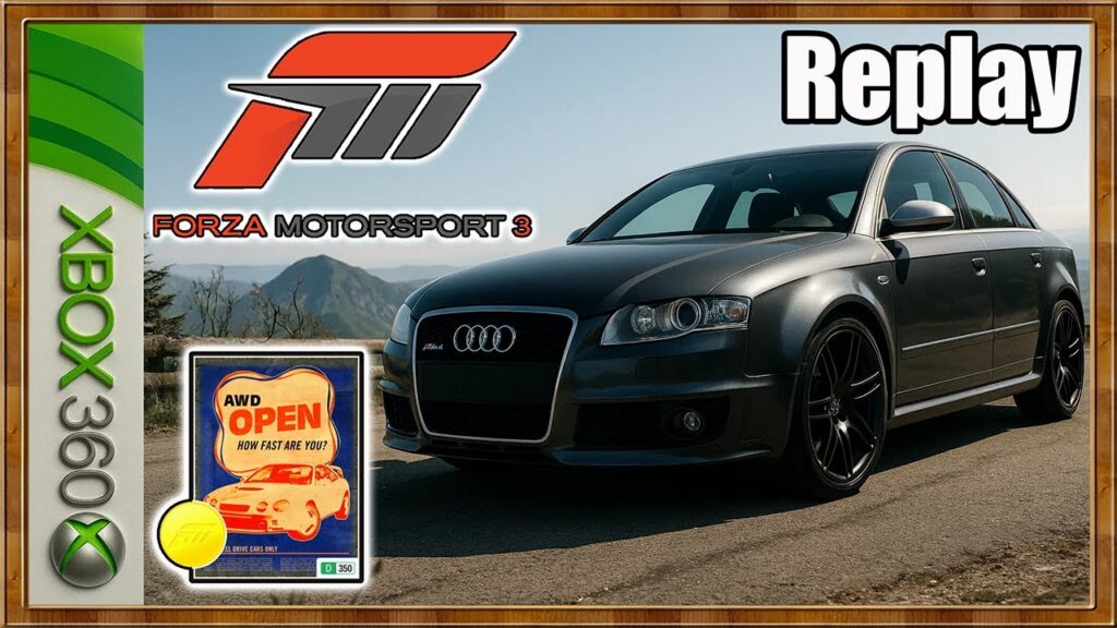 Forza Motorsport 3 : Audi RS4 en simulation réaliste