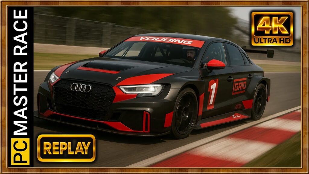 Grid : Audi RS3 LMS à Silverstone en mode Carrière