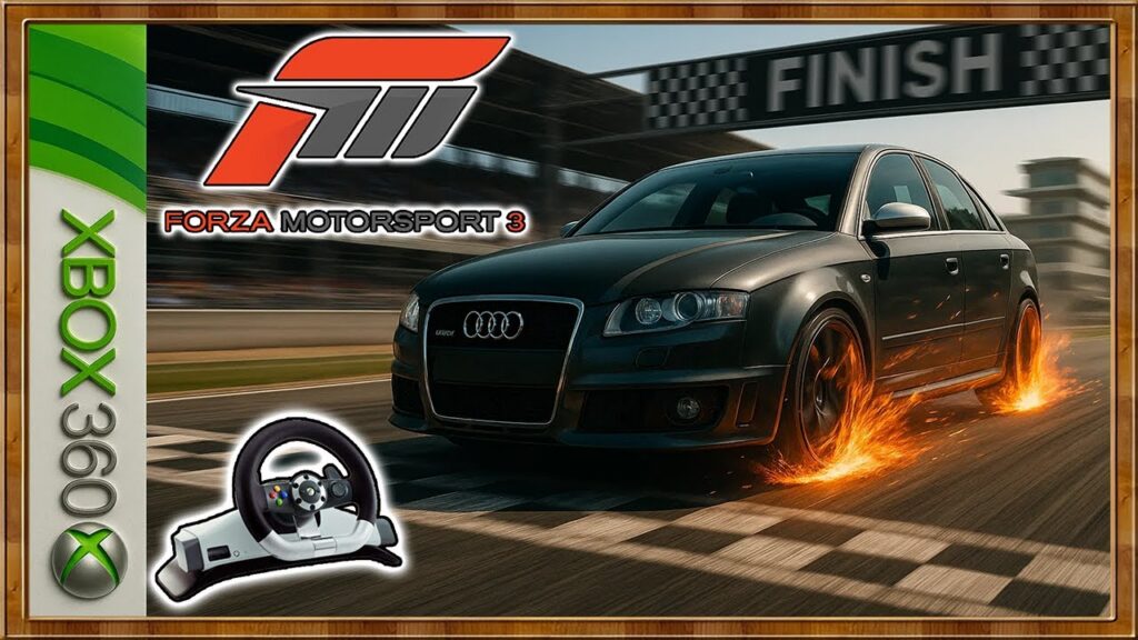 Forza Motorsport 3 : Audi RS4 sur le circuit Iberian International