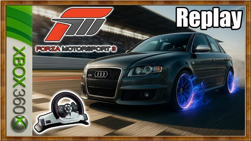 Forza Motorsport 3 : Audi RS4 sur le circuit Ladera Test Track