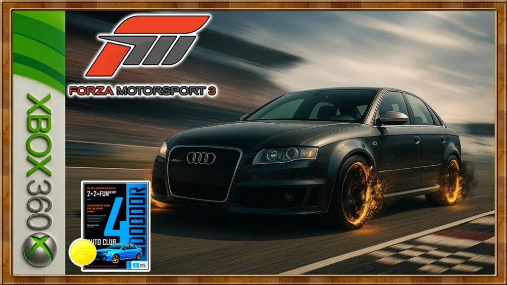 Forza Motorsport 3 : Audi RS4 et le défi de la porte arrière
