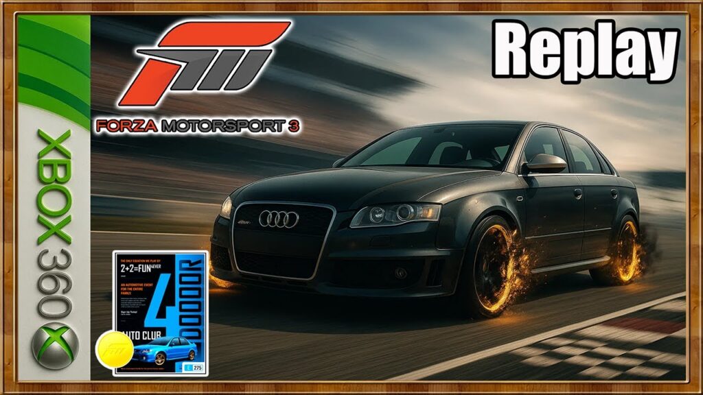 Forza Motorsport 3 : Audi RS4 et le défi de la porte arrière