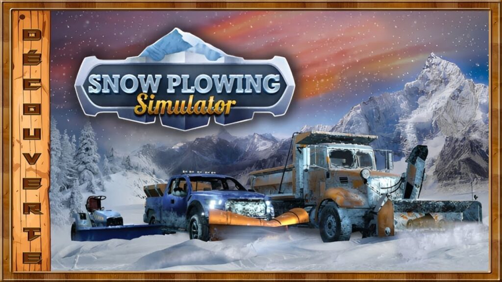 Snow Plowing Simulator : un simulateur de déneigement relaxant