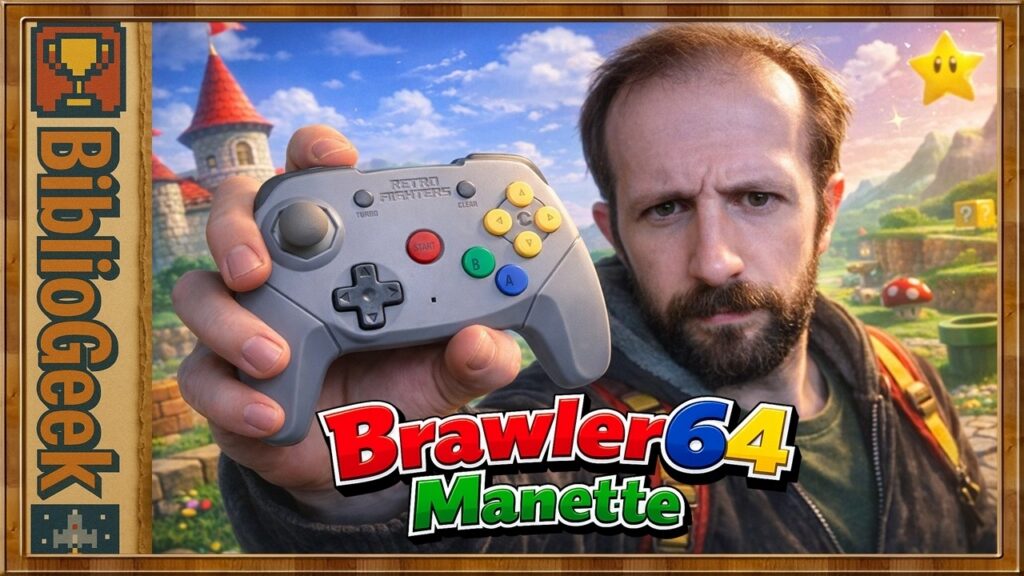 Manette Brawler64 N64 : une réinterprétation moderne de la manette retro