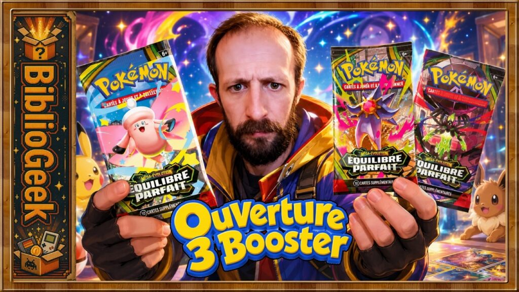 Ouverture de 3 Boosters Pokémon Équilibre Parfait