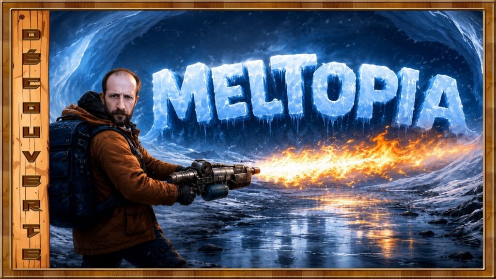Meltopia : un jeu minimaliste dans un monde enneigé et mystérieux