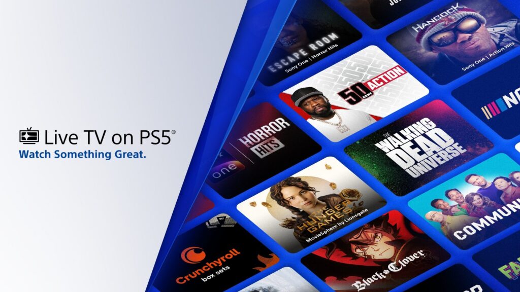 Live TV sur PS5 débute aujourd'hui : télévision gratuite en Amérique