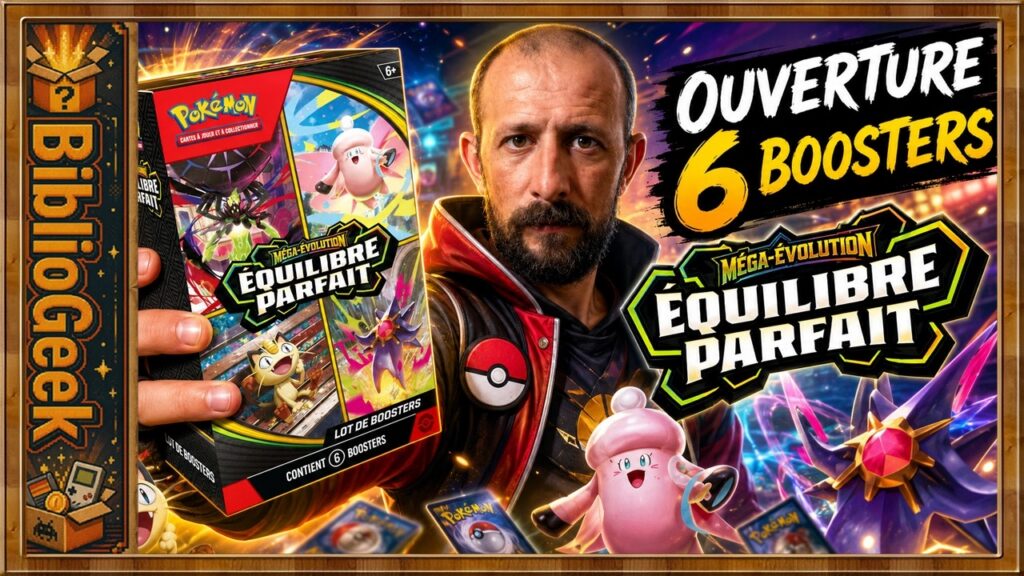 Ouverture de 6 Boosters Pokémon Équilibre Parfait