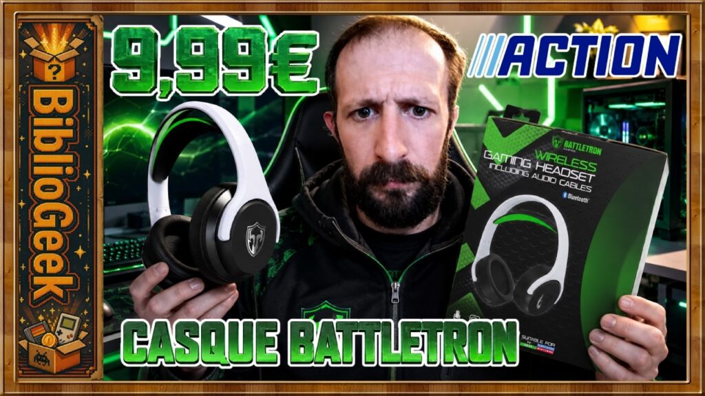 Casque de gaming Battletron : immersion et confort pour les joueurs