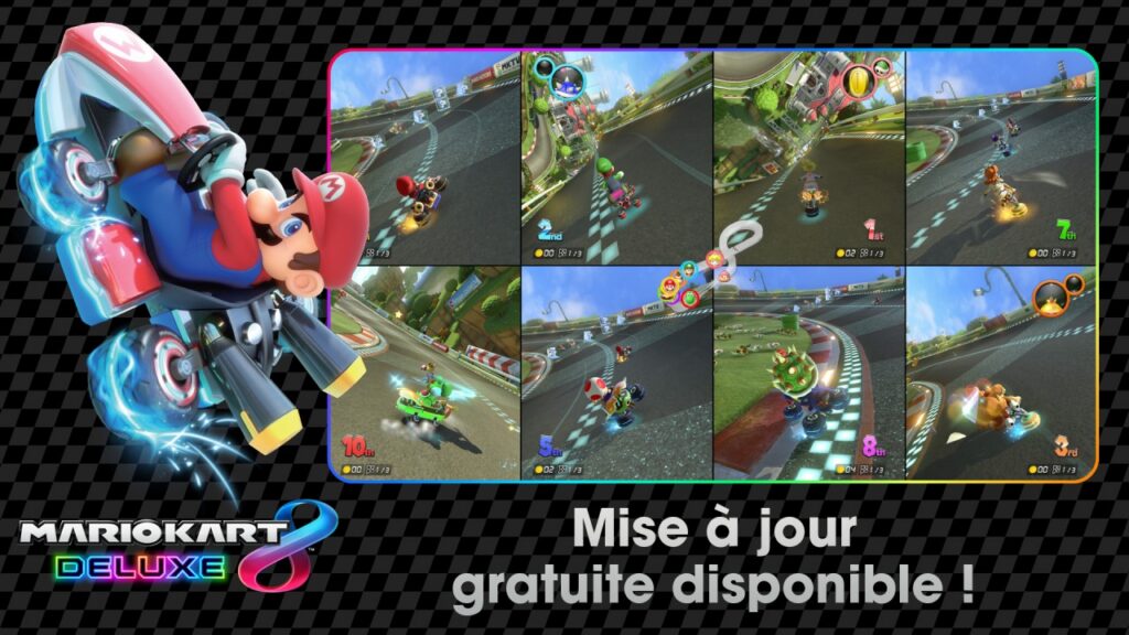 Nouvelle mise à jour gratuite pour Mario Kart 8 Deluxe sur Nintendo Switch 2