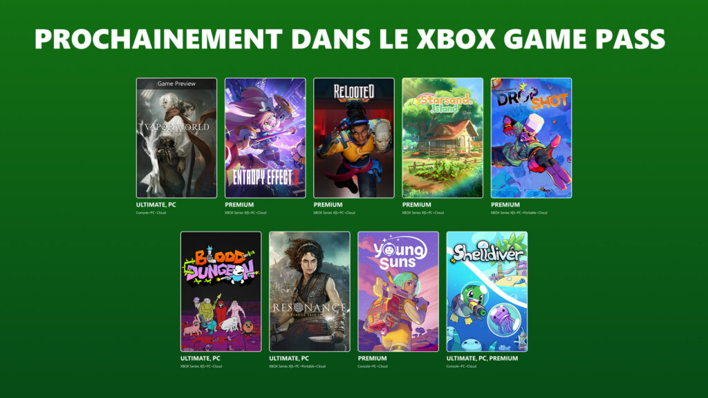 Xbox Game Pass : Nouveautés du mois d’août 2026