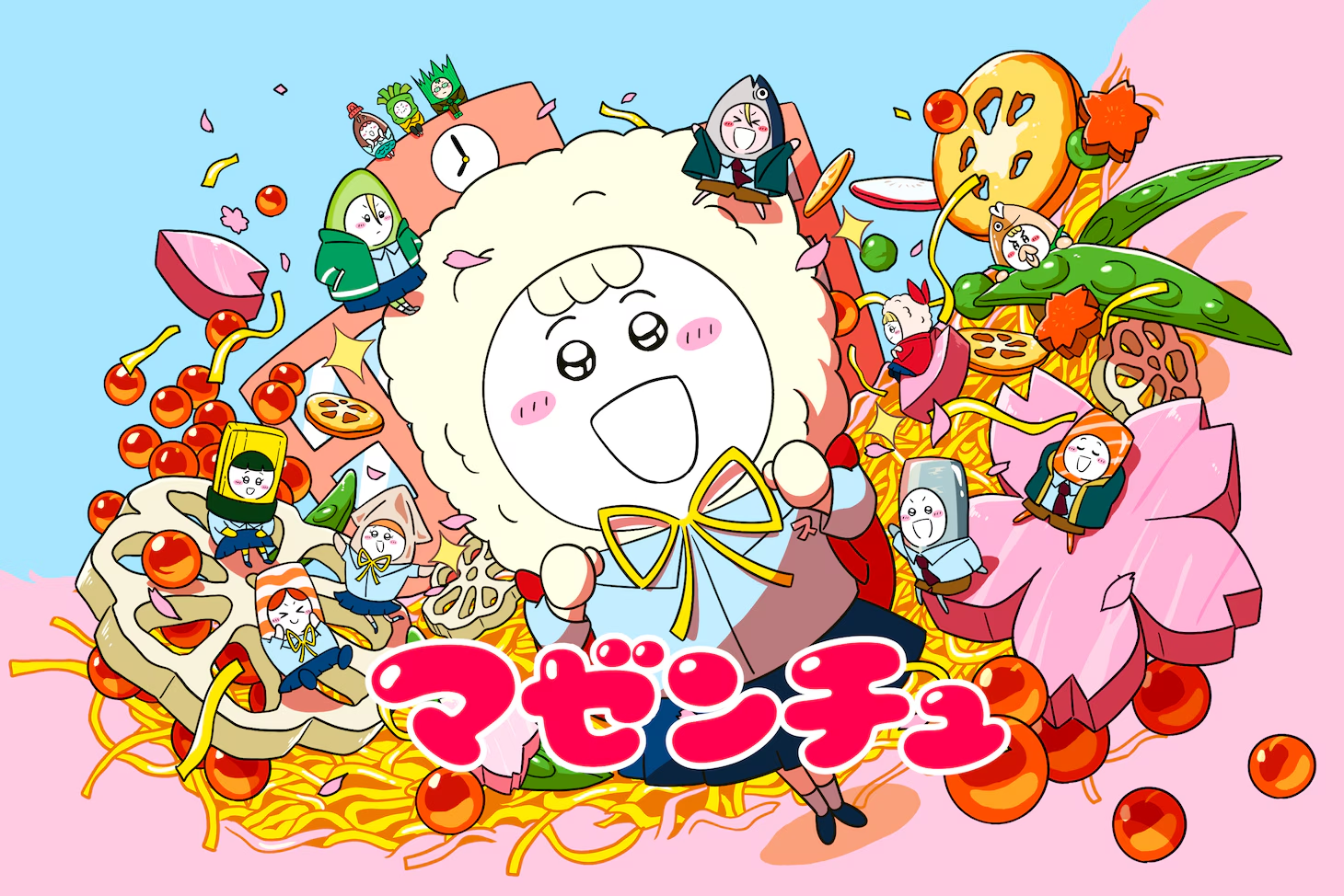 Mazenchu Food Mascot : L’animé éducatif dévoilé pour octobre 2026