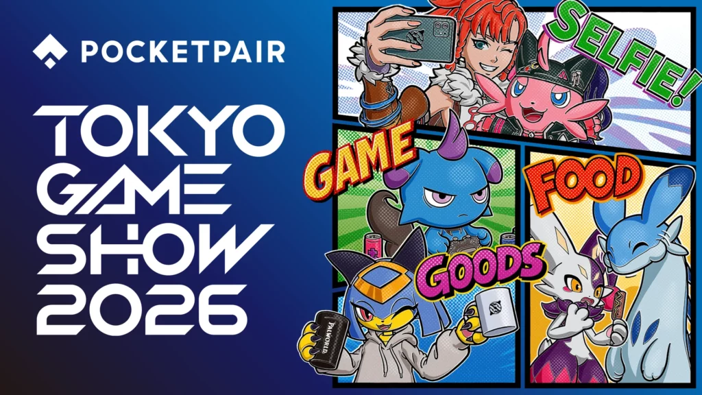 Pocketpair présente son plus grand stand à TGS 2026 avec giveaways et cosplayers
