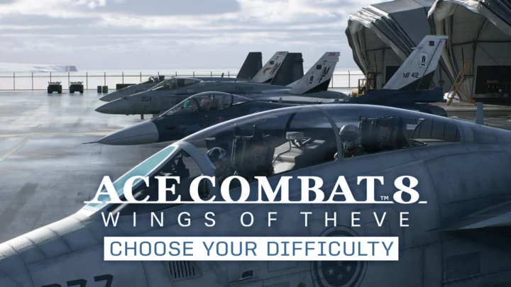 Personnalisez votre difficulté et contrôle de vol dans ACE COMBAT 8