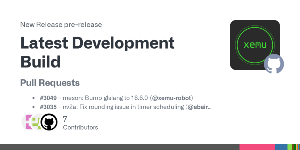 xemu : Nouvelle Version de Développement avec Améliorations et Corrections